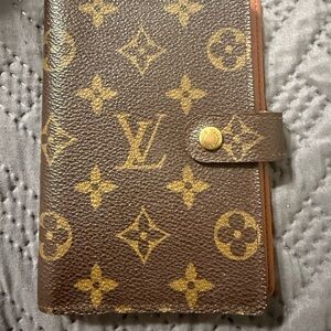 Louis Vuitton Brown and Gold Monogrammed Organizer